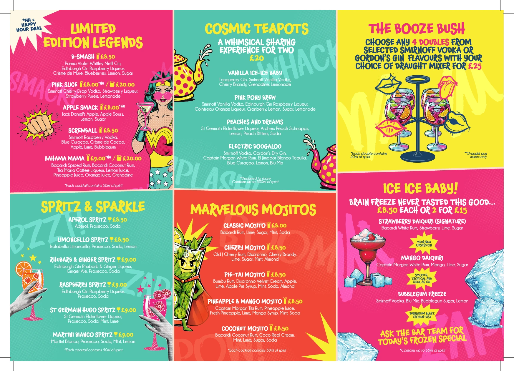 Page two of the ttonic 2026 cocktail menu